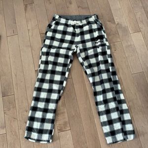Roots Black and White Plaid PJ Pants